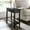 Black, variant on Flip Top Narrow End Table with Storage, Narrow Side Tables for Small Spaces, Slim End Table with Storage Shelf, Sofa Table for Bedroom, Living Room, Set of 2 - Cherry