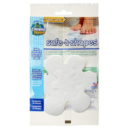 Compac Home Select Safe-T-Shapes White Daisy Bathtub Appliqu ©s