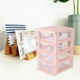 thumbnail image 4 of OULII 1Ud Organizador Transparente Para Cosméticos Con Cajones De Plástico PP Color Rosa, 4 of 8