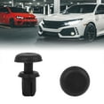 thumbnail image 2 of Unique Bargains 30Pcs 4mm Black Plastic Rivets Push Type Panel Retainer Fastener Clip for Car, 2 of 2
