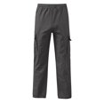 thumbnail image 5 of CONZONE Kids Boys Uniform Cargo Pants Wide Leg Baggy Chino Pants for Boys Elastic Waist Back To School Outdoor Joggers with Pockets, 5 of 6