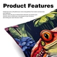 thumbnail image 2 of Frog Set with Unique CoversPatterns - 2 Pack Decorative Pillows for Bed - Includes Pillow Inserts - Available in 16x16, 18x18, 20x20 Inches for Any Occasion, 2 of 6