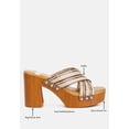 thumbnail image 7 of FInley Raffia High Block Heel Clogs In Tan, 7 of 7