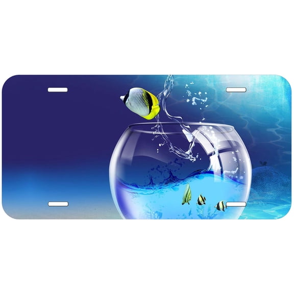 Tropical Fish TAG19 Novelty Car Auto License Plate