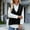 Black, variant on Goodtrade8 Sweaters for Women Knitted Textured Sweater Vests V-Neck Casual Sleeveless Solid Color Sweater Tops for Women