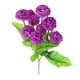 thumbnail image 1 of Toystoory Ramo de flores artificiales de 9 cabezas, decoración de simulación, flor de tela, decoración para el hogar y la boda Flores artificiales violeta, 1 of 6