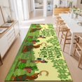 thumbnail image 3 of Hallway Runner Rug 2'x6', Yellow St. Patrick's Day Kitchen Runner Rugs Non-Slip Carpet Mats, Green Lucky Clovers Dog Bedside Rugs Runners Washable Floor Carpet for Bathroom Laundry Room, 3 of 8