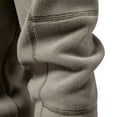 thumbnail image 5 of safuny Men's Workout Solid Color Quarter Zipper Pullovers Casual Relaxed Fitted Fashion Long Sleeve Blouses Stand Collar Sweatshirts Fall Loose Soft Fleece Tops Green M, 5 of 8