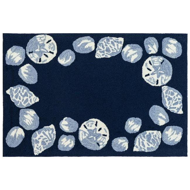 Transocean CAP23172333 Liora Manne Capri Seashell Border Indoor