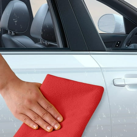 Byujiro Microfiber Towels for Cars Thickened Microfiber Cleaning Cloth Household Towel Kitchen Absorbent Dishwashing Cloth Household Cleaning Wiping Tables and Automotive Microfiber Towel