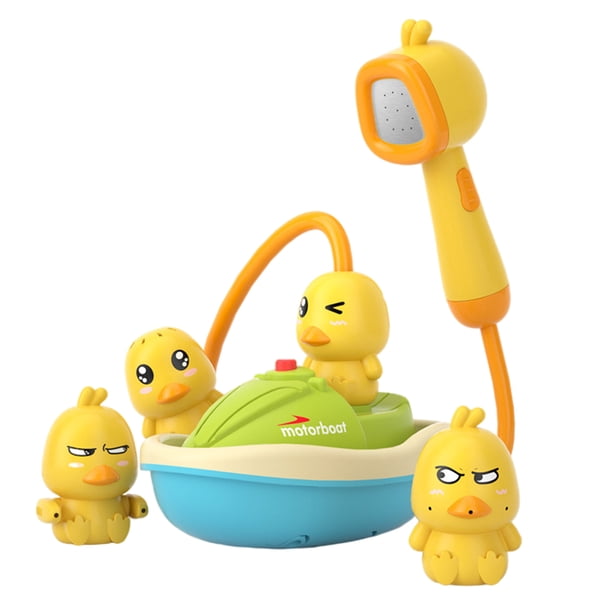 Juguetes de baño para bebés, juguetes de bañera, pato eléctrico, juguetes de agua, pato rociador, juguetes para niños, niños y niñas