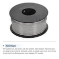 thumbnail image 3 of Uxcell 28AWG Stranded Wire Hookup 50M/164ft Grey, Electrical Wire UL1007 Spool, 3 of 6