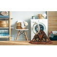 thumbnail image 2 of Ahgly Company Machine Washable Indoor Rectangle Traditional Sienna Brown Area Rugs, 2' x 3', 2 of 7