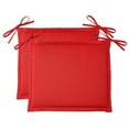 thumbnail image 1 of Outdoor Seat Cushions Red (2 Pack), 1 of 3