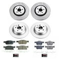 thumbnail image 2 of PowerStop Front and Rear Geomet Coated Brake Rotor and Pad Kit Fits: LINCOLN Select Models CRK8974, 2 of 5