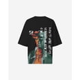 thumbnail image 4 of G West Womens Oversized World Wide Chain Tee Cream Size- Small, 4 of 5