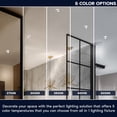thumbnail image 2 of LUXRITE 1-Head Adjustable Recessed LED Light, 5CCT, 3W, 200LM, 355 Rotation & 80 Tilt, Dimmable, IC Rated, ETL 4 Pack, 2 of 7