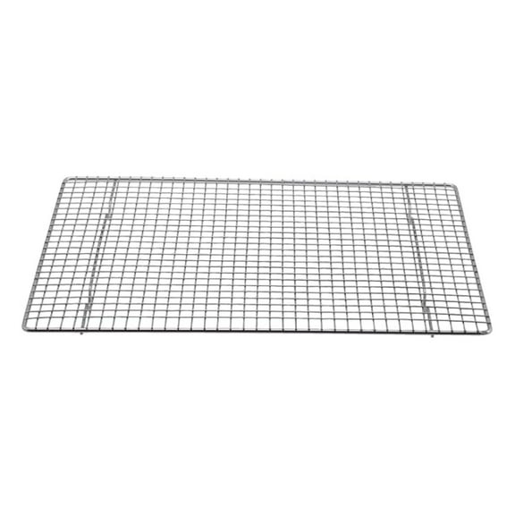 Cooling Rack 2 Pack - Cross Wire Half Sheet Pan Grate - 16.5 x 12 Inch - Drip Screen for Baking, Roasting, Cooling - Fits 13x18 Inch Sheet Pans