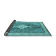 thumbnail image 2 of Ahgly Company Indoor Round Persian Light Blue Traditional Area Rugs, 5' Round, 2 of 4