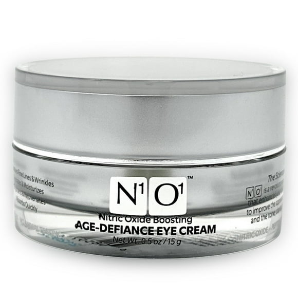 N1O1 Age-Defiance Eye Cream - Day & Night Moisturizer with Nitric Oxide, Hyaluronic Acid, Complex Peptides, Ceramides - Hydrating Eye Cream for Dark Circles, Wrinkles, Fine Lines,