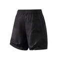 thumbnail image 6 of Men's Flat Weave Quick Dry Shorts, 7 Inch Elastic Waist Drawstring Shorts, Lightweight Breathable Summer Baggy Beach Shorts with Pockets Size 5XL Black, 6 of 8