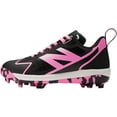 thumbnail image 6 of New Balance Youth Romero Duo TPU Molded Softball Cleats Black/Pink 1, 6 of 6