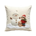 thumbnail image 2 of Talqzovs Christmas Throw Pillows 18x18 , Pillow Cushions for Patio Winter Decorative Throw Pillows for Holiday Birthday Gift, 2 of 6
