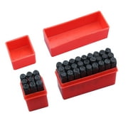 36 Numbers Letters Punch Set Stamping Tool Case Alphabet A- Z and 0- Uppercase Stamps Punch Press Tool 4MM