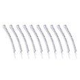 thumbnail image 3 of 10pcs Rhinestone Hairpins Single Row Bang Clips Bobby Pin Hair Accessories for Women Girls Silver, 3 of 8