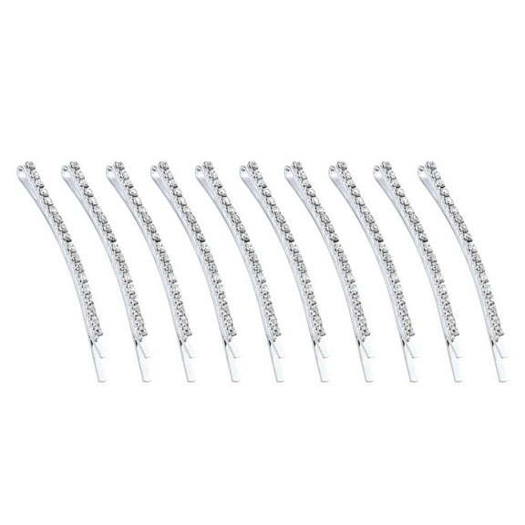 Supvox 10Pcs Women S Hairpins In Silver For Hair Accessories