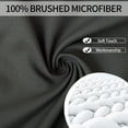 thumbnail image 2 of Lorviah Microfiber Soft Toddler Crib Sheet Set 3 Pieces, for Standard Crib Size, Dark Gray, 2 of 6