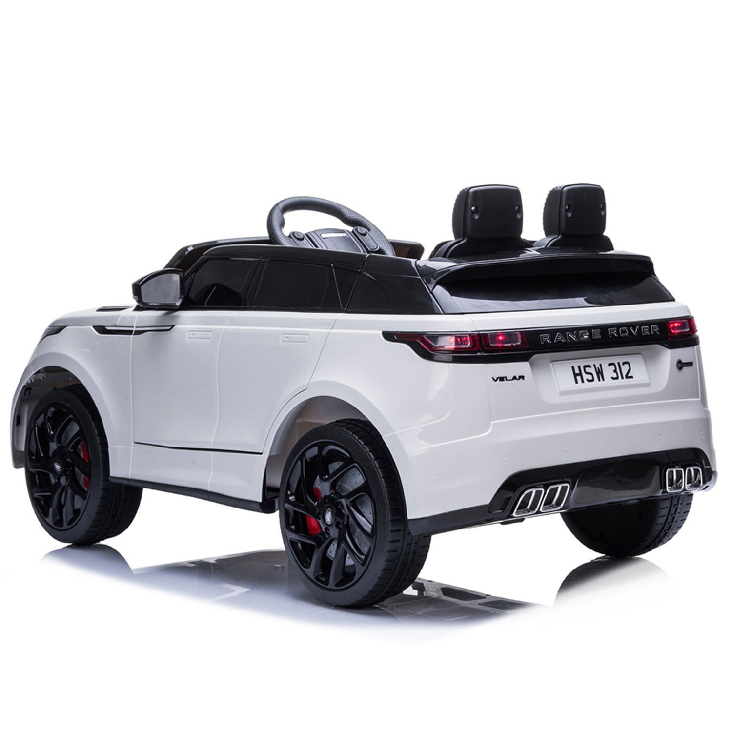 CIPACHO 12 V Licensed Land Rover Kids Ride On Car with Remote Cotrol, Toy Car for Kids Battery Powered Vehicle MP3, White CIPACHO 12 V Licensed Land Rover Kids Ride On Car with Remote Cotrol, Toy Car for Kids Battery Powered Vehicle MP3, White