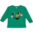 thumbnail image 3 of Inktastic Cute Snowman Girl Face Girls Long Sleeve Toddler T-Shirt, 3 of 5