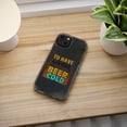 thumbnail image 5 of DistinctInk Clear Case for Apple iPhone 15 PRO (6.1" Screen) - Have Hold Keep Beer Cold, 5 of 9