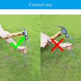 thumbnail image 5 of 10 Pack Ground Anchors, Galvanized Steel Tent Pegs, Fixing Pegs With J-hook, 5 of 5