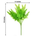 thumbnail image 3 of Efavormart 2 Bushes | 19" Artificial Green Boston Fern Leaf Stems Faux Plant Spray, 3 of 10