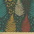 thumbnail image 2 of Ambesonne Trees Fabric by the Yard Upholstery, Winter Forest Pattern Dots, 10 Yards, Charcoal Grey and Multicolor, 2 of 5