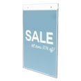thumbnail image 3 of Deflecto Classic Image Wall-Mount Sign Holder, Portrait, 8 1/2" x 11", Clear, 3 of 10