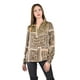 thumbnail image 1 of Blusa satinada con estampado Roman Fashion /Juvenil, 19443 (Cafe) cafe G, 1 of 5