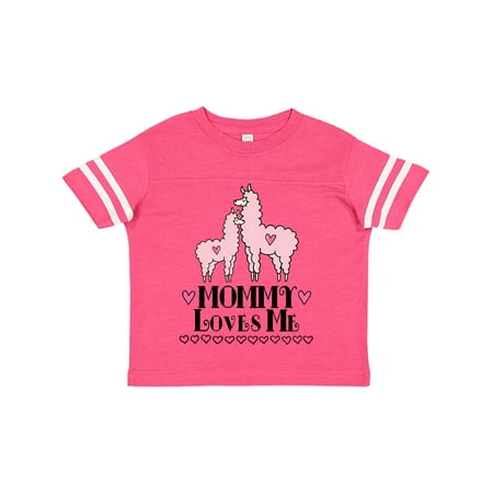 

Inktastic Llama Mommy Loves Me Girls Gift Gift Toddler Toddler Girl T-Shirt