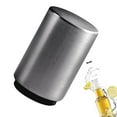 thumbnail image 3 of Automatic Beer Bottle Opener, Stainless Steel Magnetic Wine Lid Opener, Pushed Down Beer Opener, Soda Bottle Decapitator for Home Travel Hiking, 3 of 8