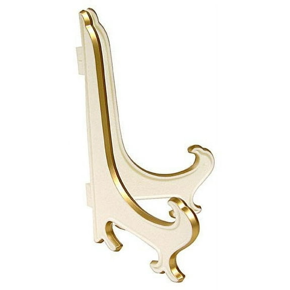National Artcraft® 5" White with Gold Trim Easel (Pkg/5)