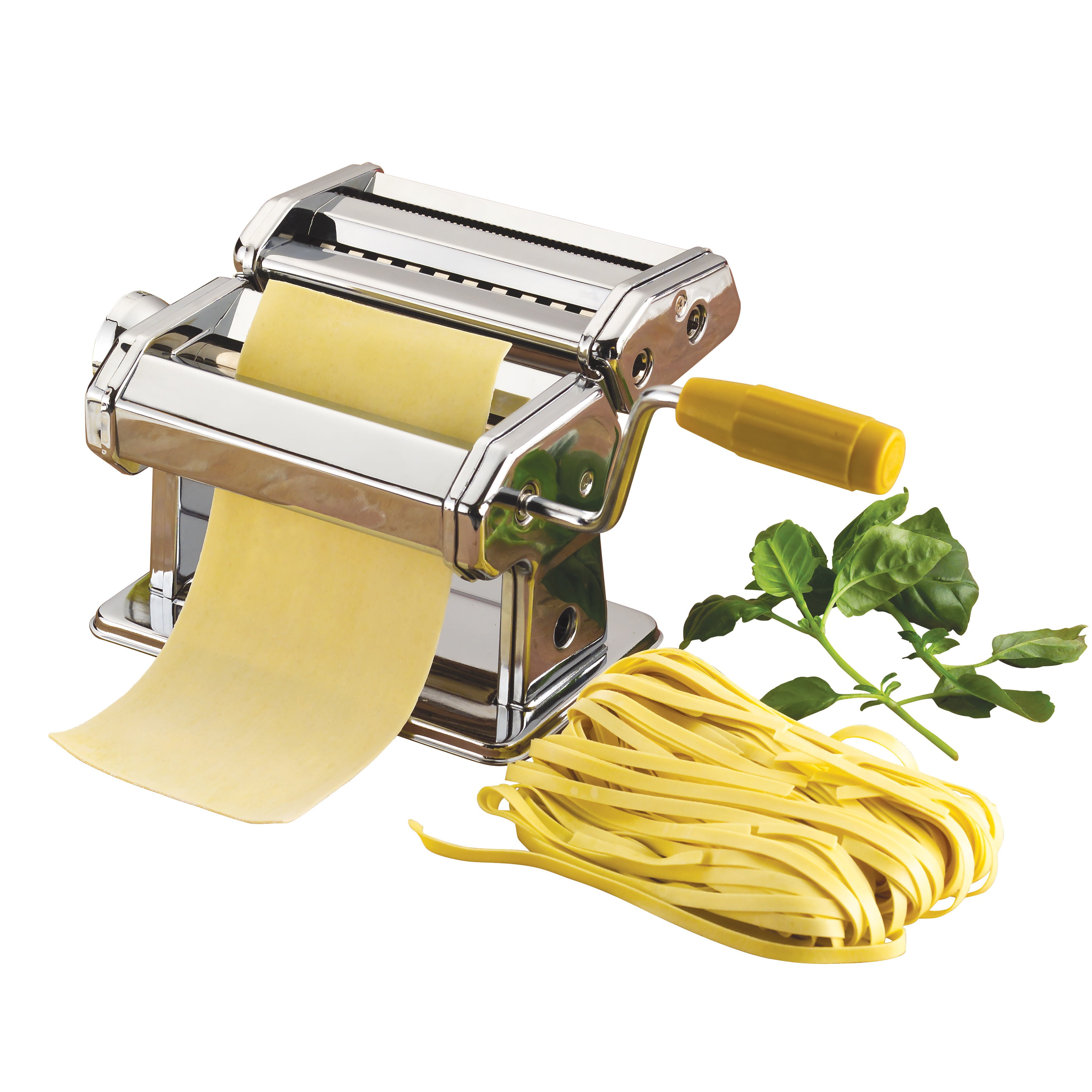 NEW Italian Traditions Homemade Stainless Hand Crank Traditional Pasta  Machine