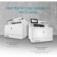thumbnail image 3 of HP Color Laserjet Pro M479fdn All-in-One Laser Printer, Print Scan Copy Fax, Automatic 2-Sided Printing, 600x1200 dpi, 750-sheet, 28 ppm, 512MB, Works with Alexa, Bundle with Cefesfy Printer Cable, 3 of 9