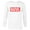 White, variant on Marvel Logo Comics Red Super Heroes Avengers and More - Long Sleeve T-Shirt for Men - Customized-Athletic Heather