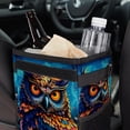 thumbnail image 6 of Owl Foldable Car Trash Can with Lid, Leak-Proof, and Hanging Storage Bag - Car Garbage Can, Car Trash Can, Trash Can for Car, 6 of 6