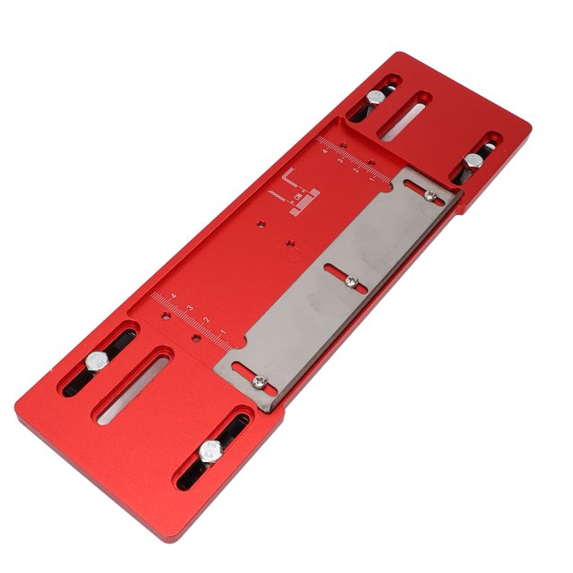 Cutting Machine Base Plate, Guide Plate Saw Base No Drilling Thickened Aluminum Alloy for Woodworking