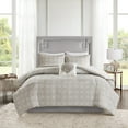 thumbnail image 6 of Home Essence Alicia 4 Piece Embroidered Cotton Reversible Duvet Cover Set, 6 of 22