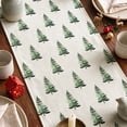 thumbnail image 6 of Sm:)e Xmas Tree Christmas Table Runner, Seasonal Winter Kitchen Dining Table Decoration for Home Party Decor 13x72 Inch, 6 of 8
