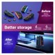 thumbnail image 3 of Base de carga para Switch 2 Joy-Cons, estación de carga rápida USB-C magnética de 4 puertos para hasta 4 Joy-Cons, 3 of 8